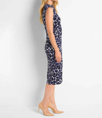 Nzt By Nic+Zoe - Geo Pebble Side Ruched Dress