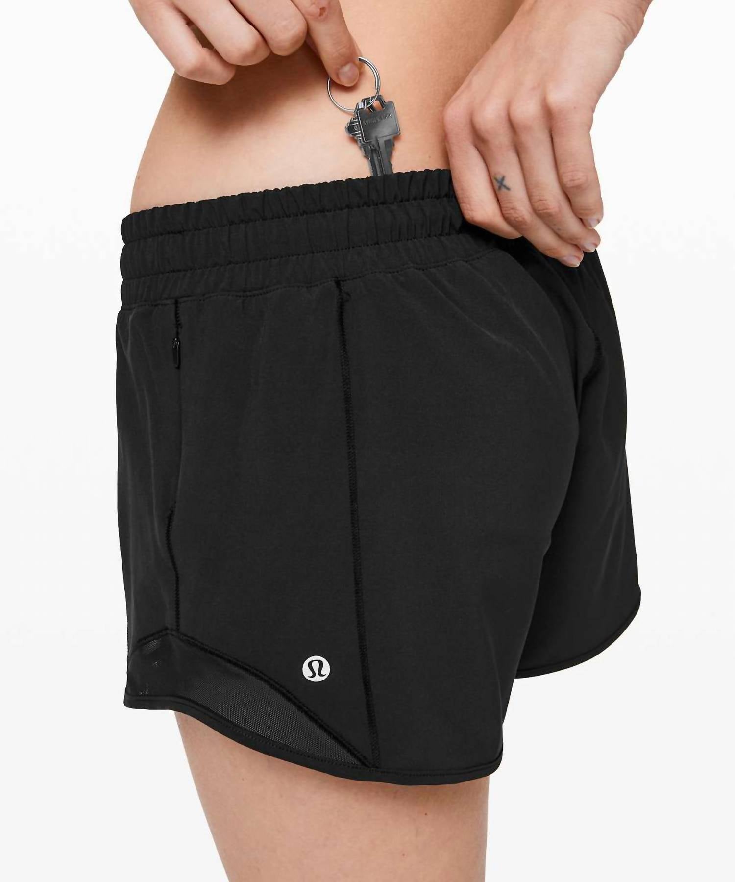 lululemon Hotty Hot Short in black - women's shorts - alternate view