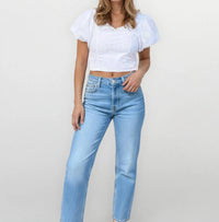 Nibi Mtk - Carmen Eyelet Top