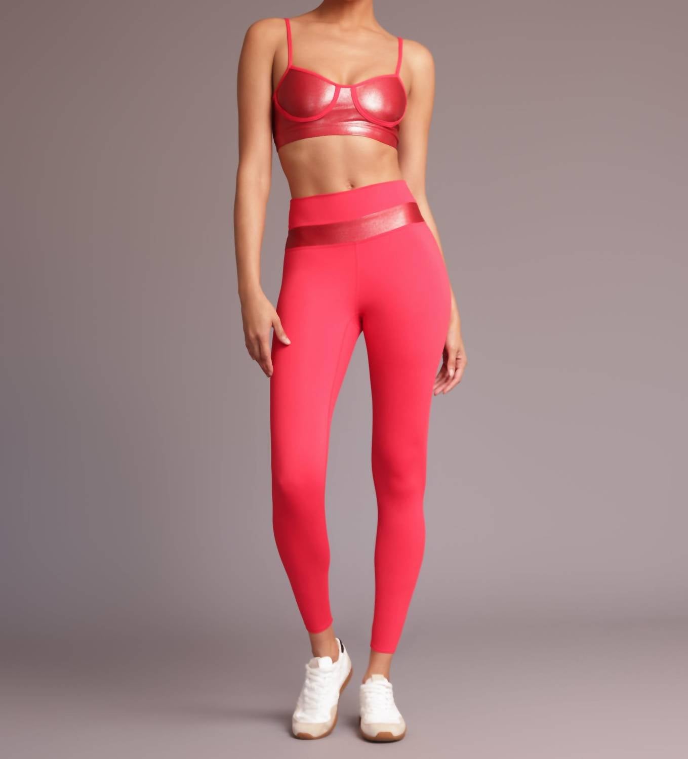 Heroine Sport - Nova High-waist Metallic Legging