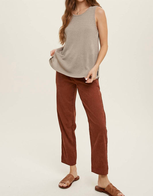 Poshture Finds - Wishlist Light Weight Sweater Tank With Side Slits