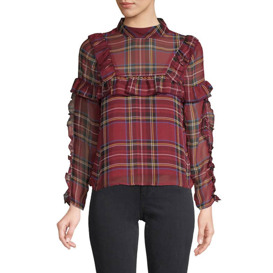 Plaid Girls Club Top