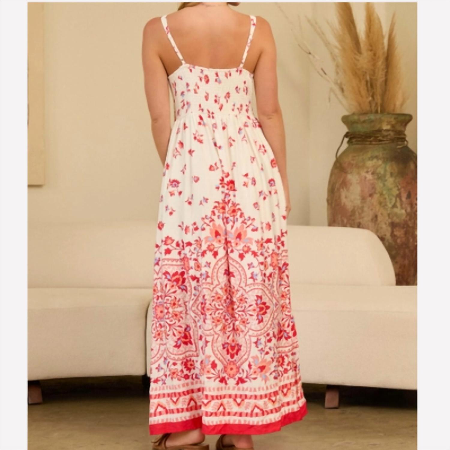 Skies Are Blue - Callie Printed Maxi Dress
