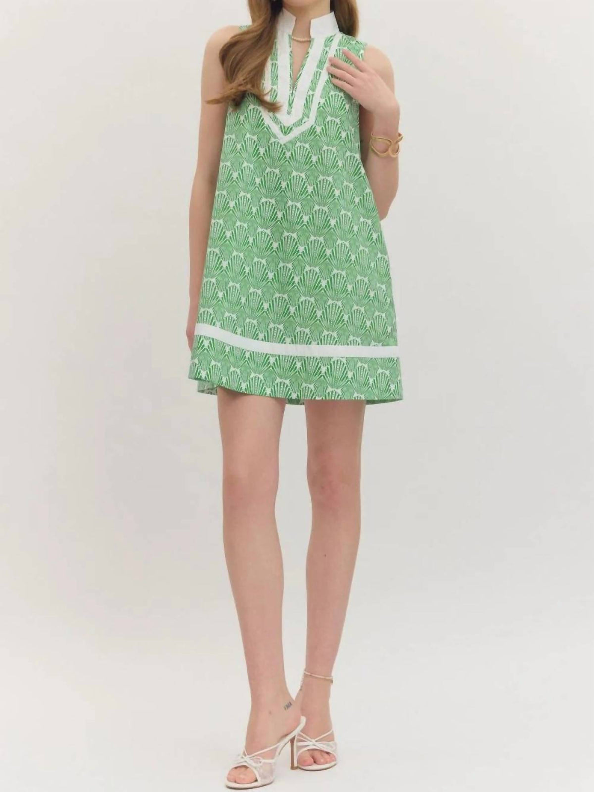 Entro - Sleeveless Shift Mini Dress