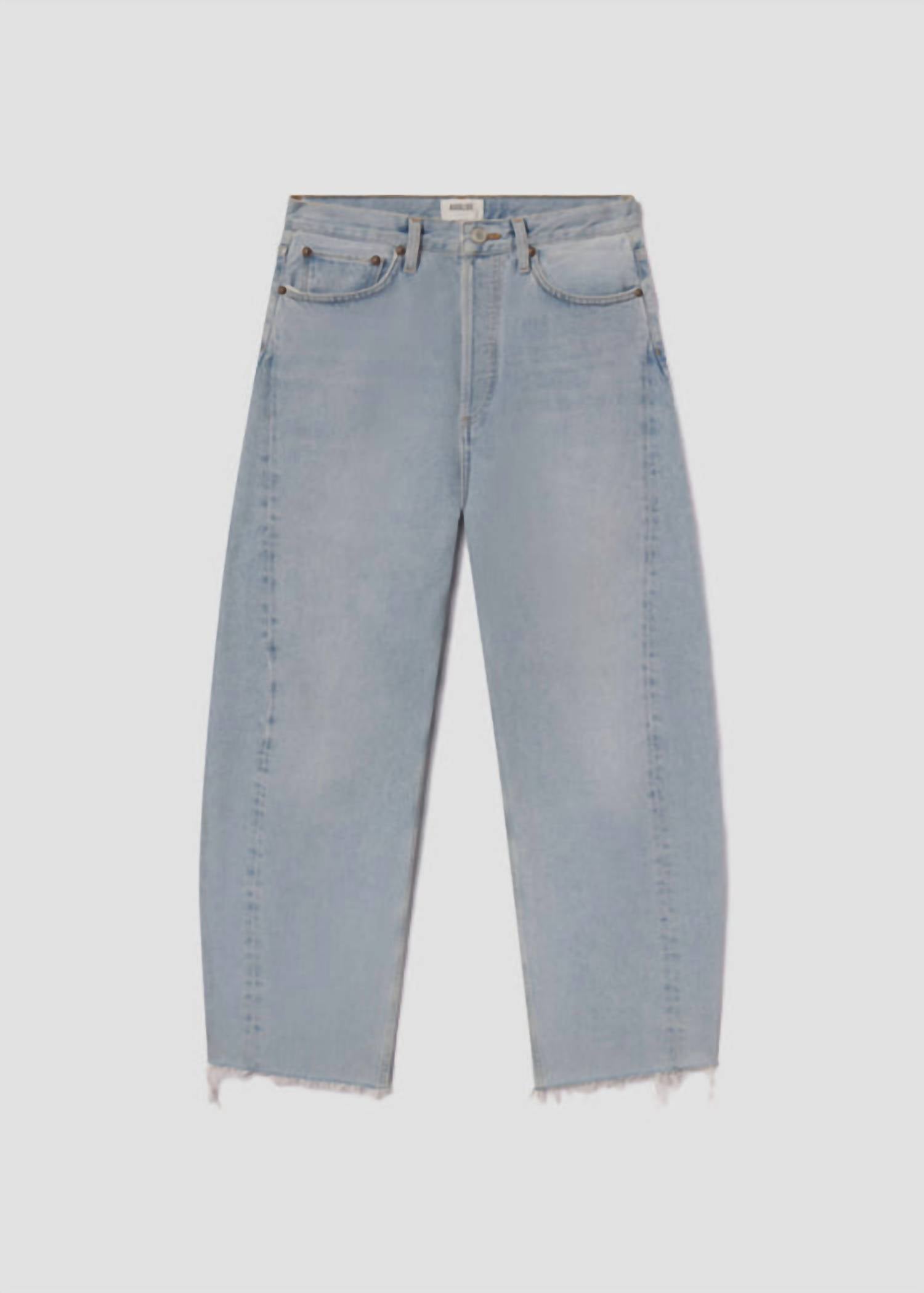 Agolde - Luna High Rise Pieced Taper Jeans