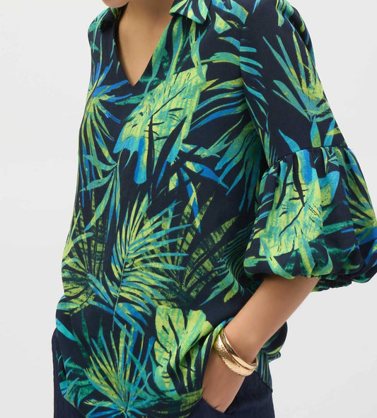 Joseph Ribkoff - Tropical Print Straight Tunic