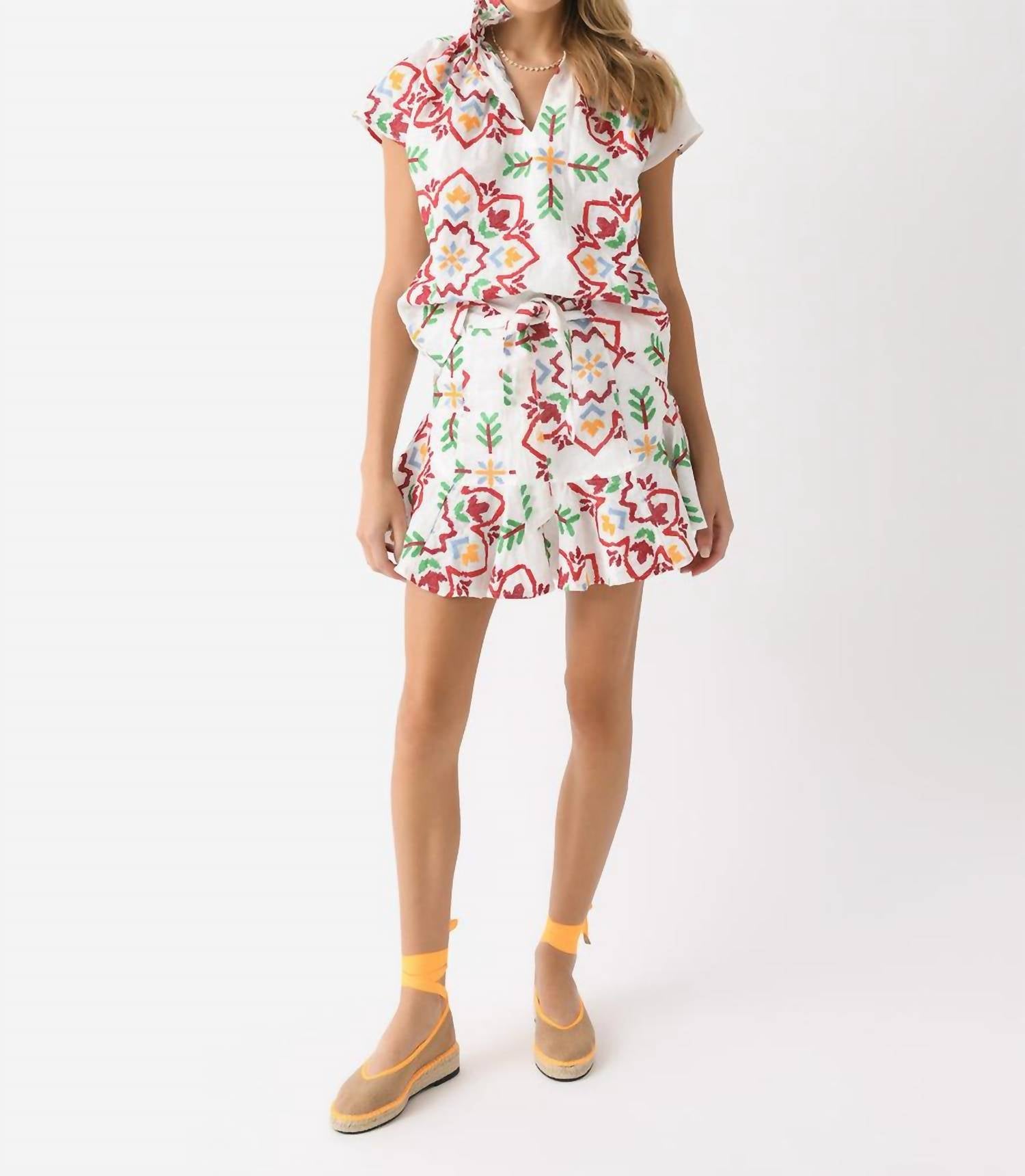 Never A Wallflower - Prairie Mini Skirt