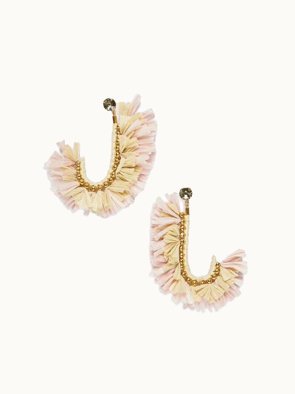 La Doublej - Women's J Raffia Earrings