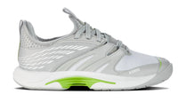K-Swiss Women's Speed Trac Tennis Shoe in gray violet white limegreen - women's shoe - detail view