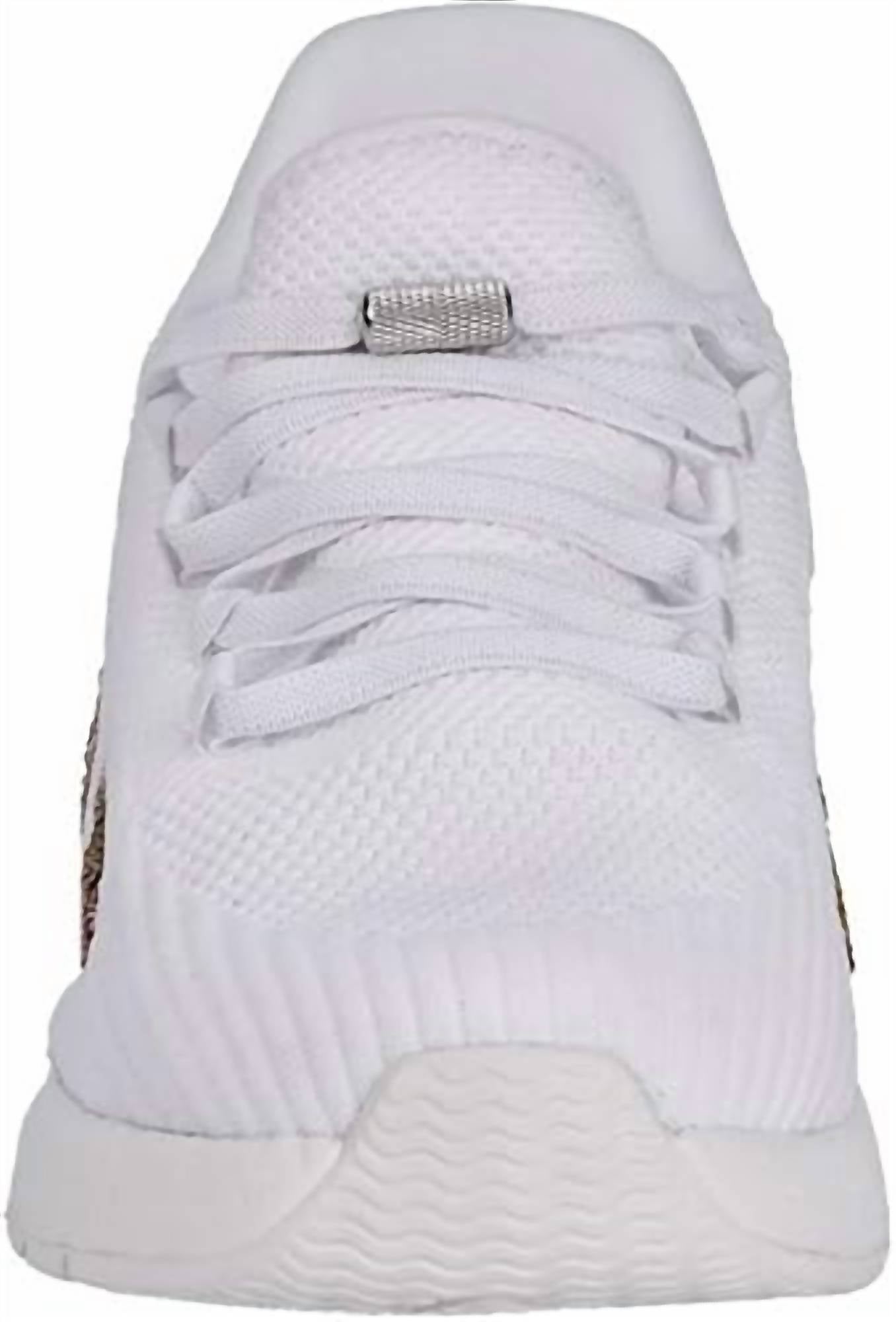 DREW Women's Halo Anti Slip Sneakers in white mesh combo - women's sneaker - alternate view