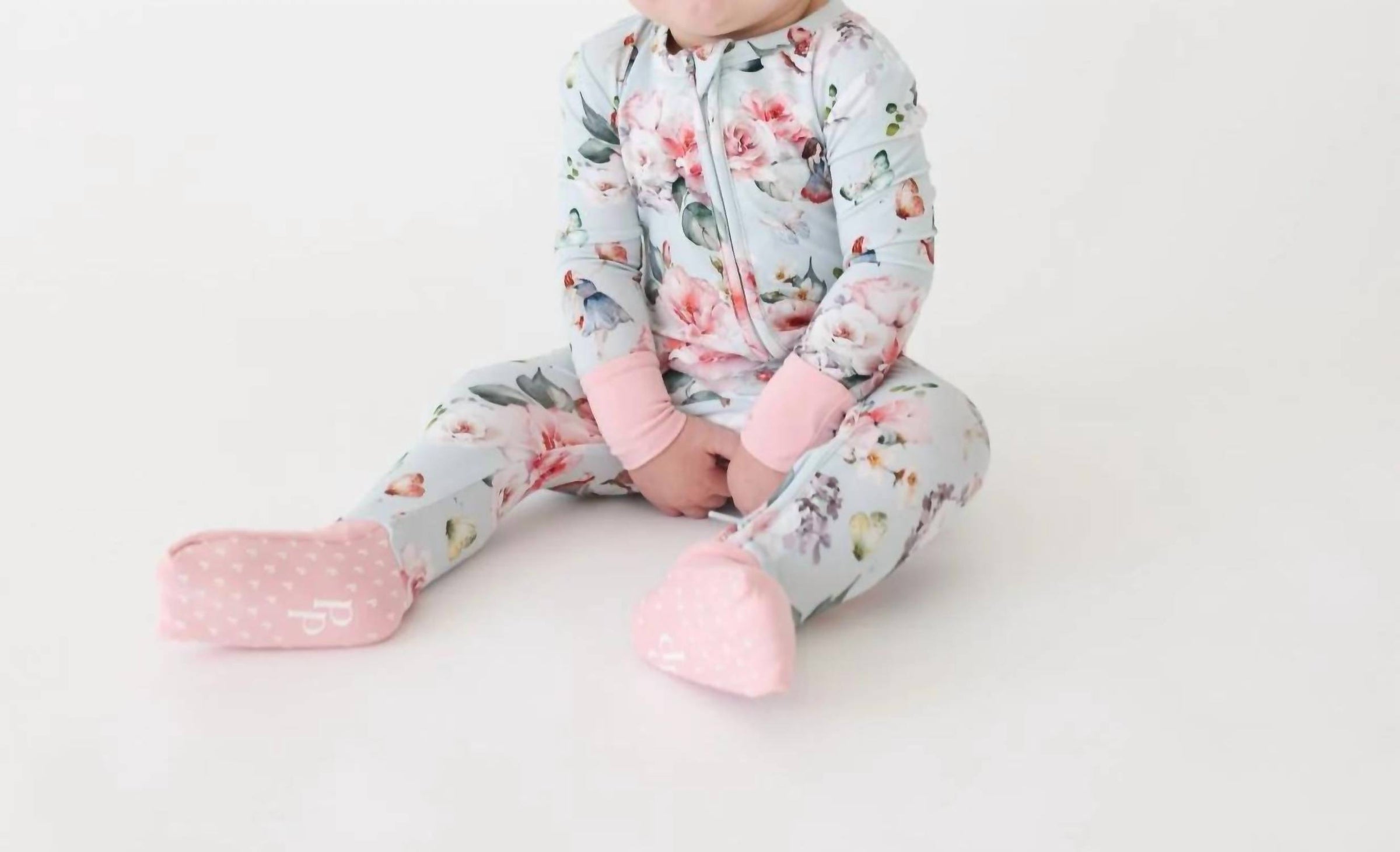 Posh Peanut - Baby Girls Melinda Convertible One Piece Footies
