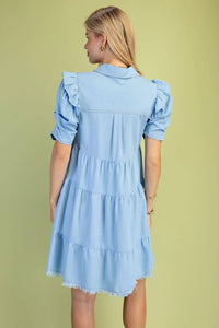 Gigio - Linen Button Up Shirt Dress