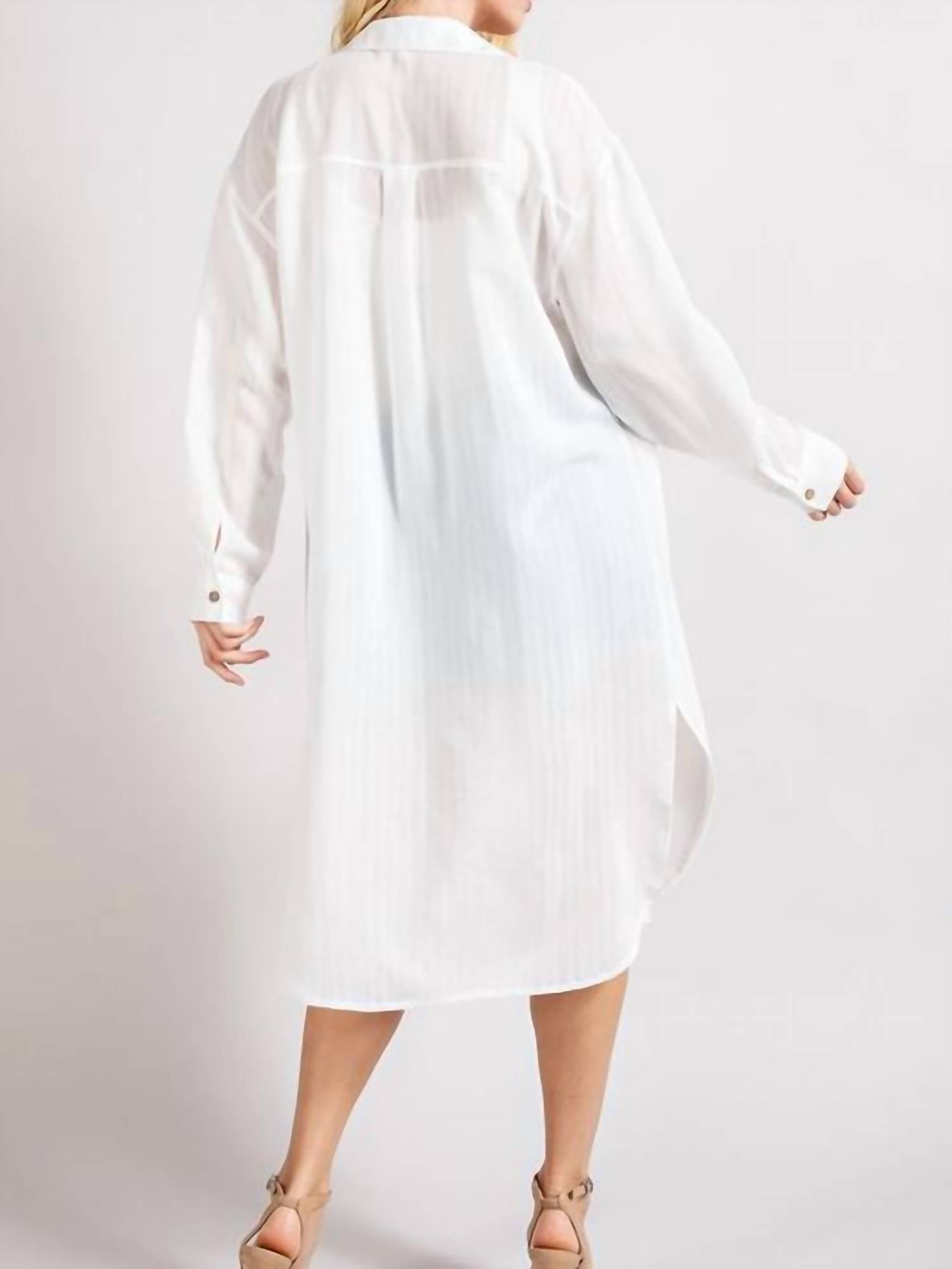 Ee:Some - Button Down Long Jacket