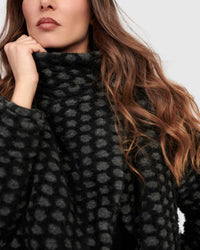 ALEMBIKA Vesper Cozy Moto Jacket in net - women's jacket - view 5
