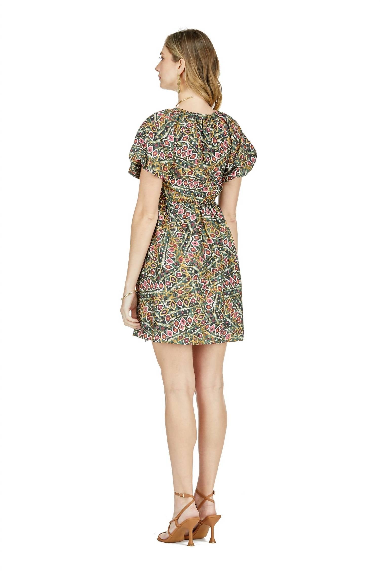 Jade - V-neck Ruch Dress