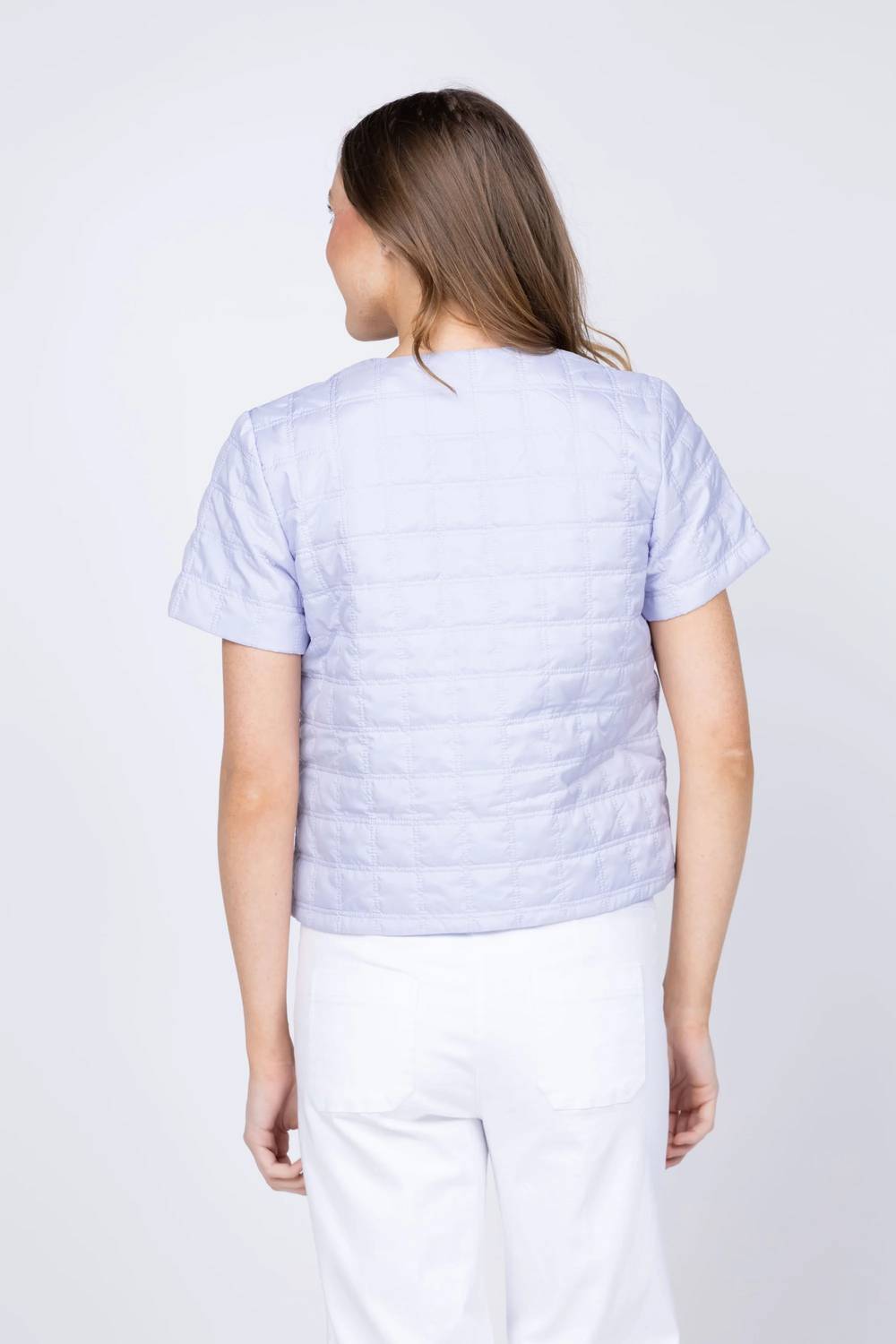 Elliott Lauren - Short Sleeve Quilted Jacket