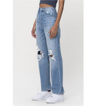 Cello - Super High Rise Distressed Jean