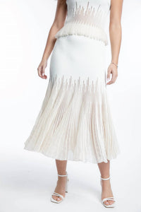 Burgess Sweaters - Isabelle Ruffle Midi Skirt