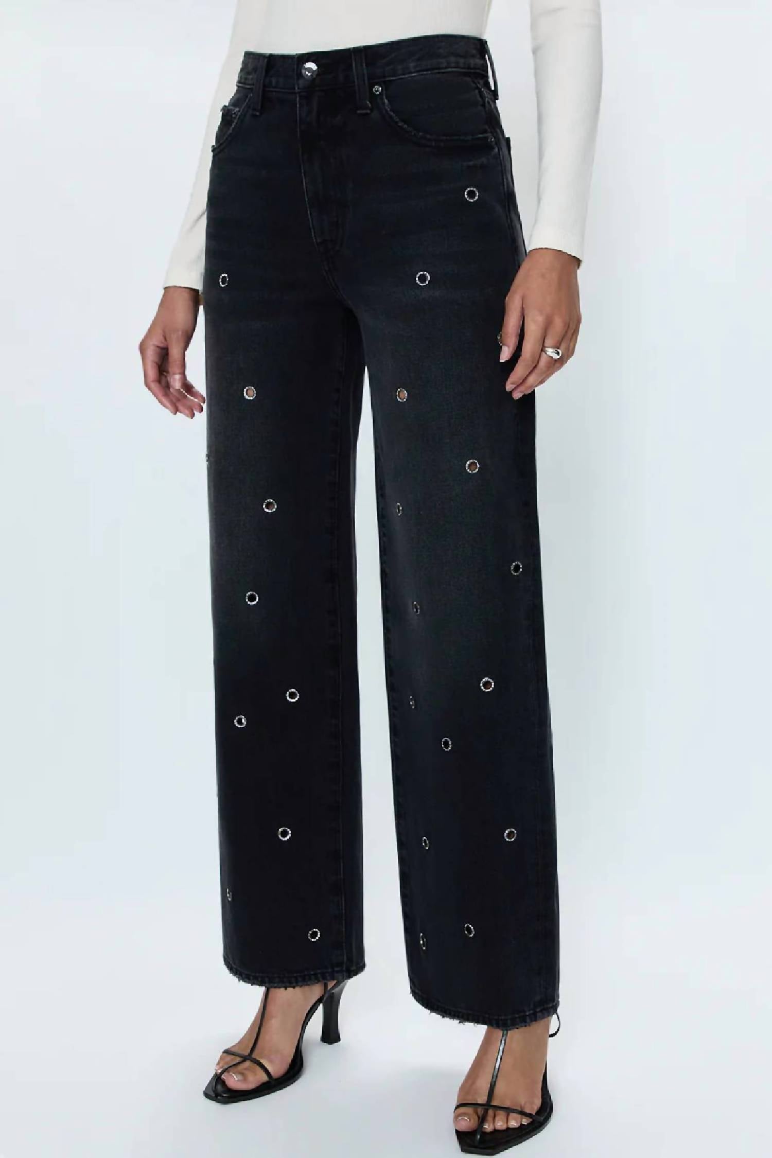 PISTOLA Hendrix High Rise Baggy Jeans in glamour 1 - women's jeans - view 5