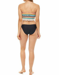 Beach Habitat - Pom Pom Bandeau Crop Top