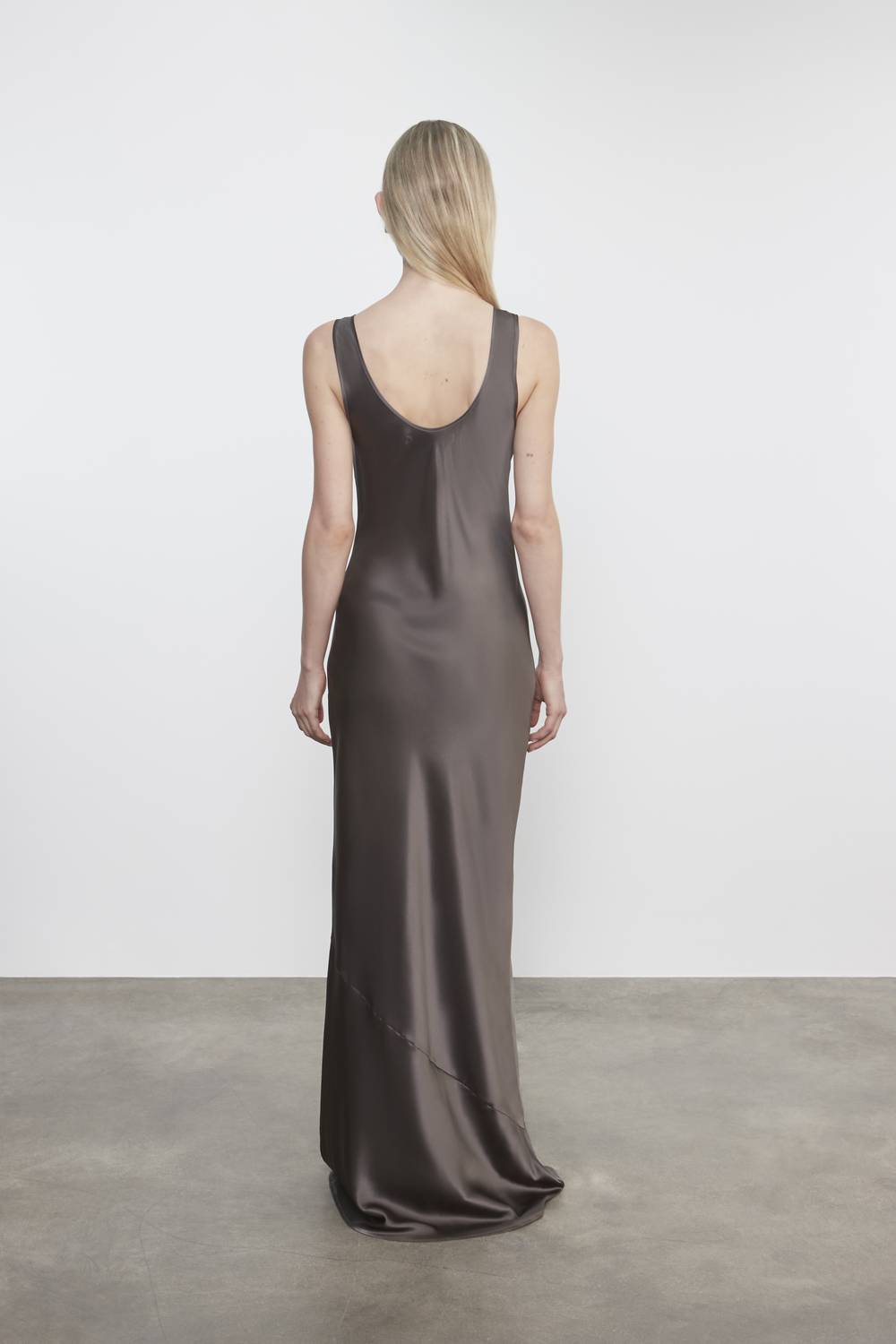 Enza Costa - SILK SATIN TANK DRESS