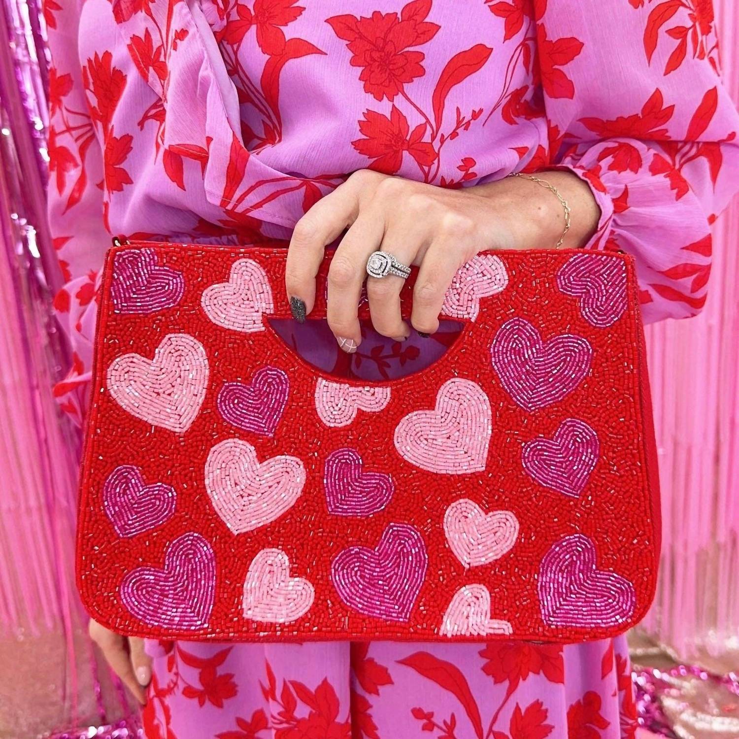 Treasure Jewels - Love Me Clutch Bag