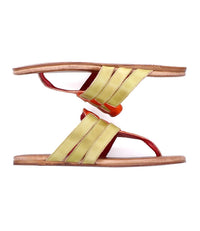 Bedstu - Women's Yoli Slip-on Leather Thong Sandal