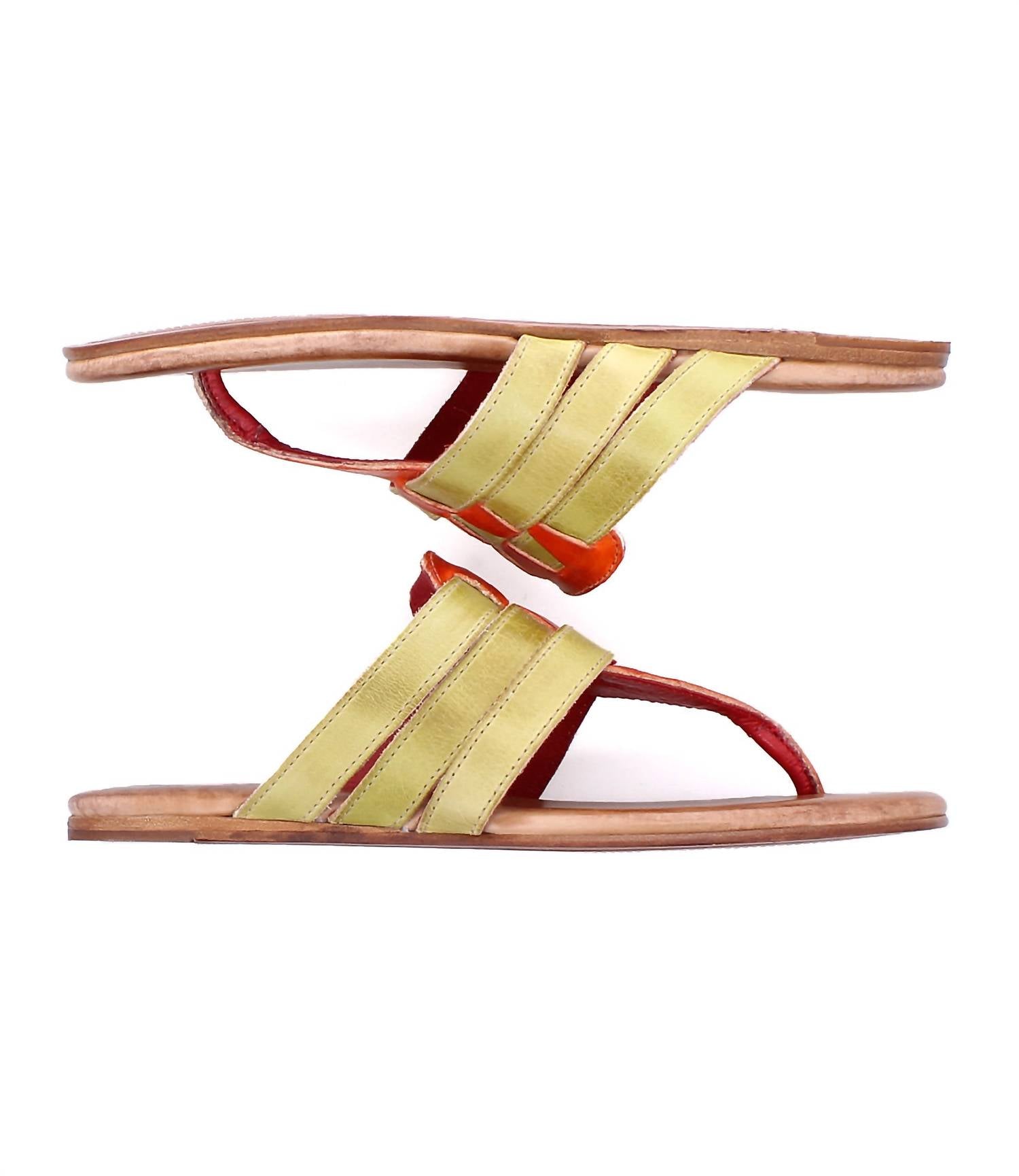 Bedstu - Women's Yoli Slip-on Leather Thong Sandal
