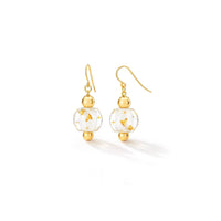 Gold & Honey - Women's Bead Drop Earrings