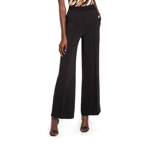 Topshop - Pintuck High Waist Wide Leg Dress Pants