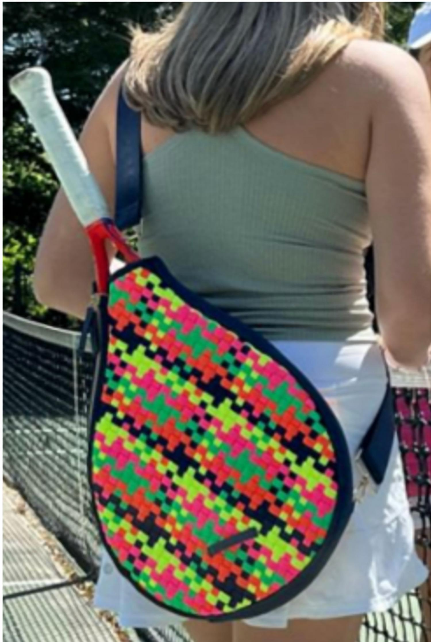 Ahdorned - Brite Tennis Racquet Cover