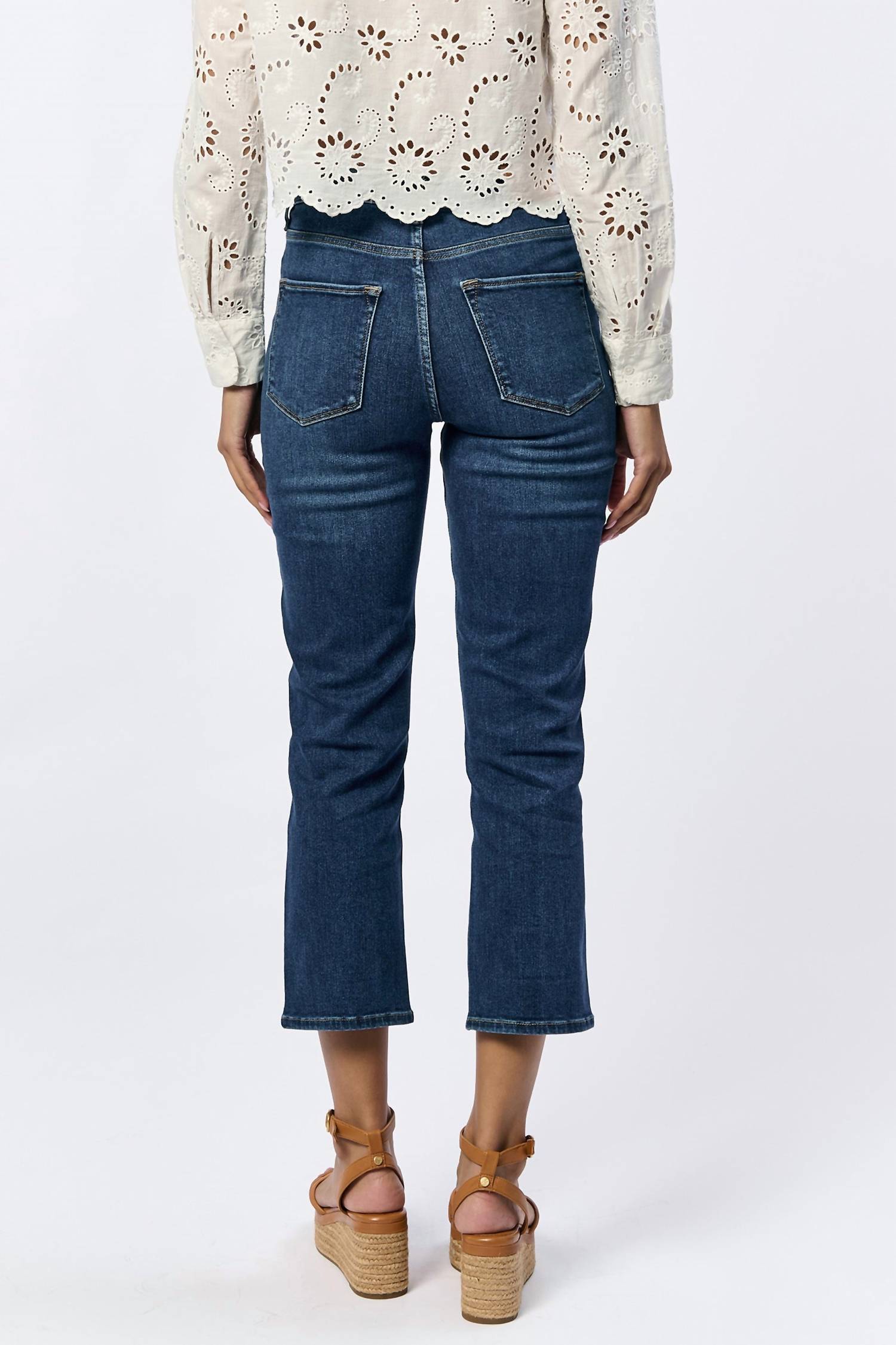 Dear John Denim - Frankie Straight Leg High Rise Jeans Iguaza