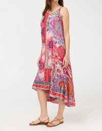 Johnny Was - DORNAZ SCOOP NECK DRESS - TAMI