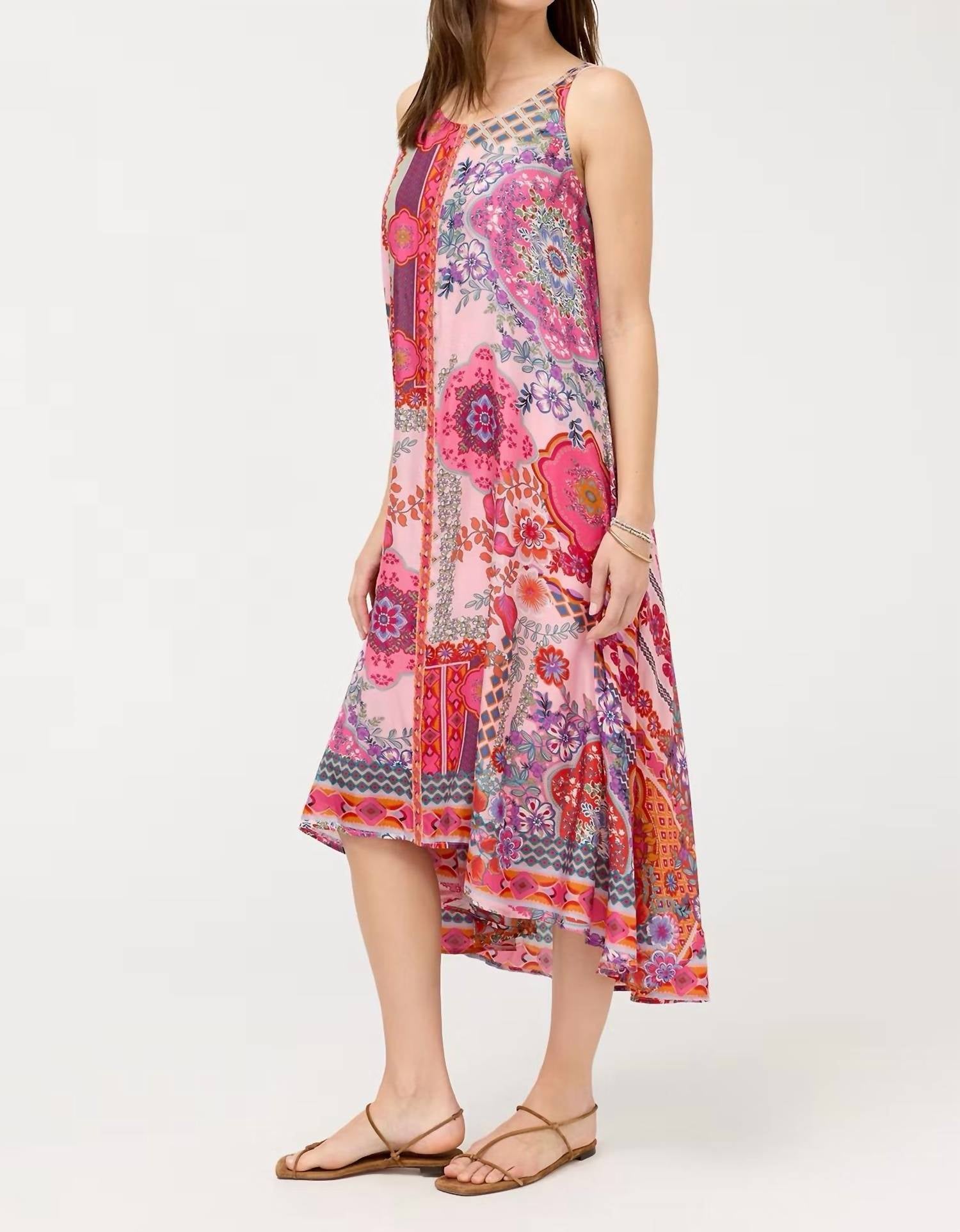 Johnny Was - DORNAZ SCOOP NECK DRESS - TAMI