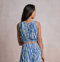 Elan - Zebra Halter Top