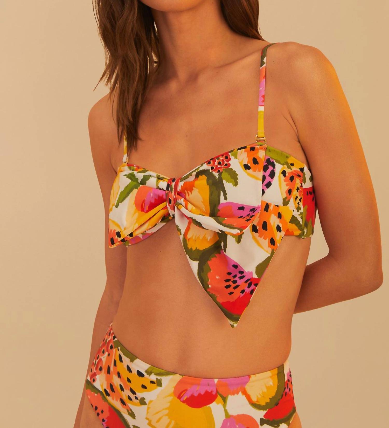 Farm Rio - Fruits Paradise Bandeau Bikini Top