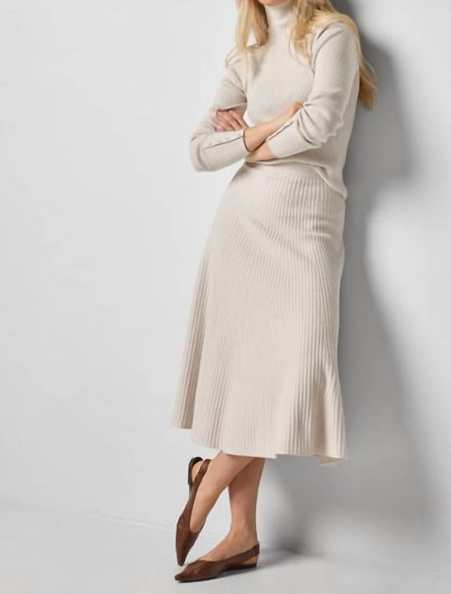 Lilla P - Flared Knit Skirt