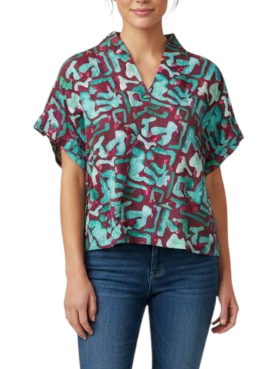 Brooke Wright - Pleated Kimono Top