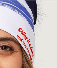 krimson klover Illustrated Beanie in let s dance navy - women's hat - detail view