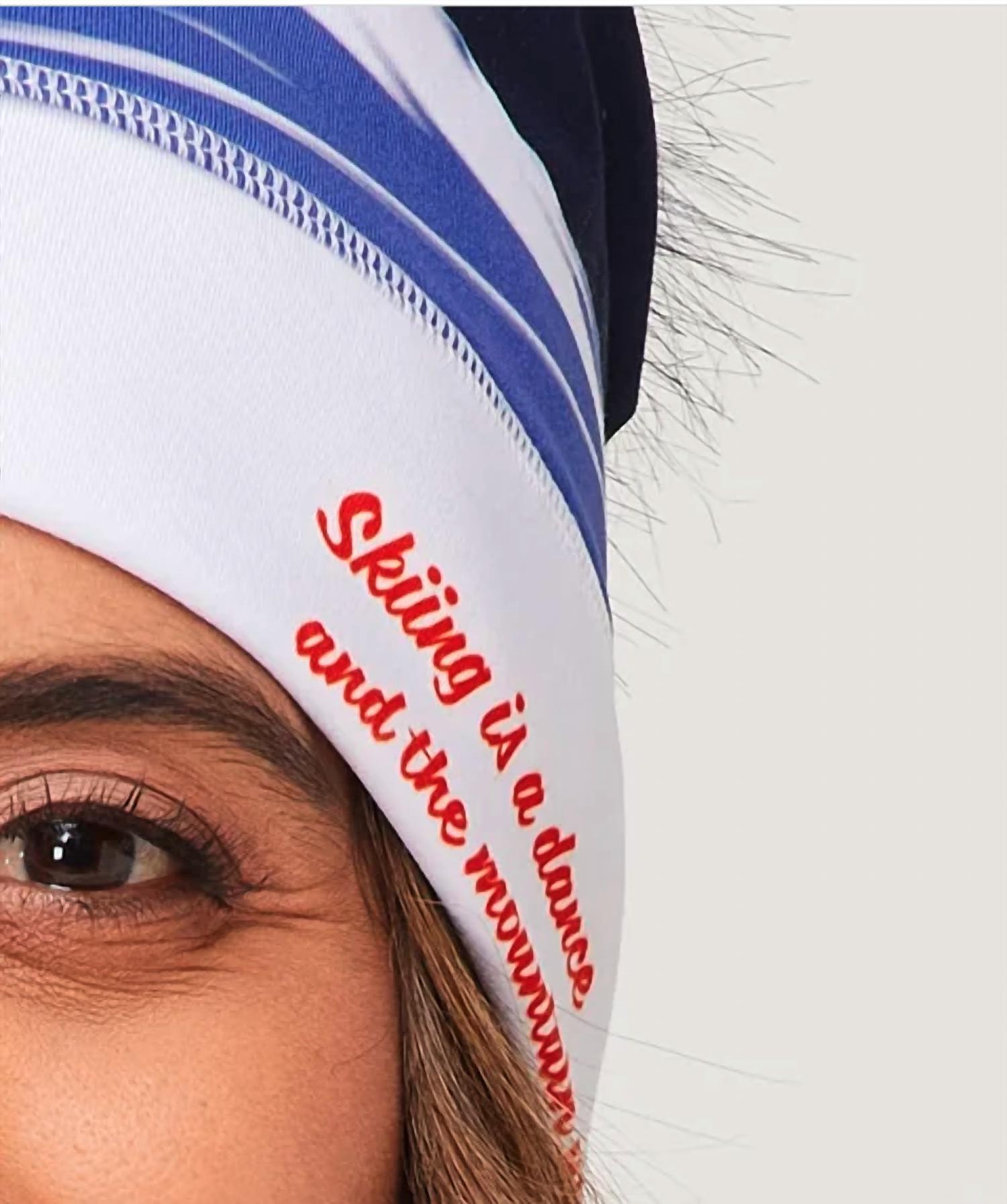 krimson klover Illustrated Beanie in let s dance navy - women's hat - detail view