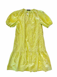 Maude Vivante - Trixie V Neck Puff Sleeves Dress