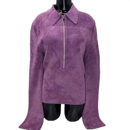 Rohe - Women's Innez Velour Long Sleeve Sweater