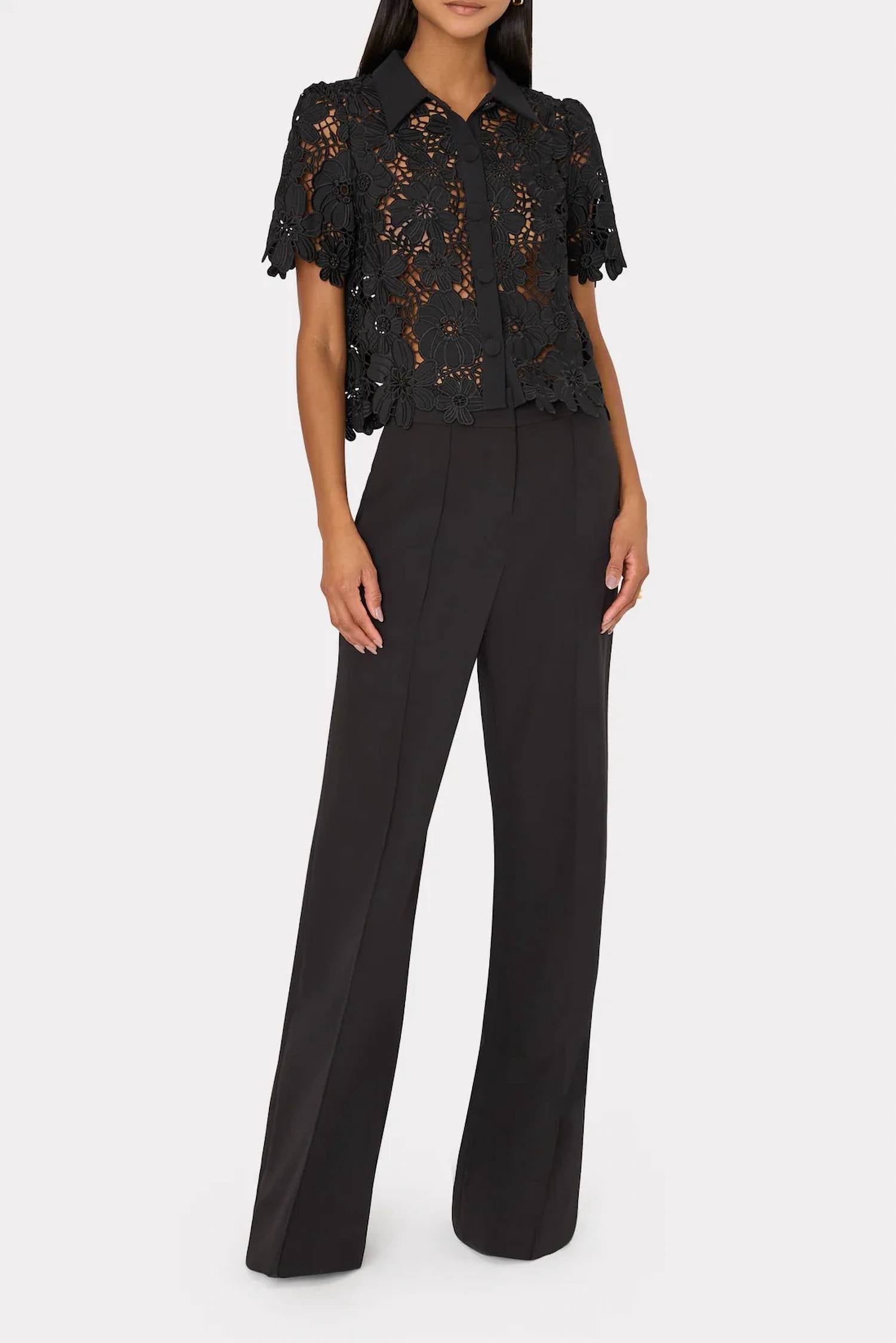 Milly - Addison Roja Lace Top