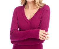 Karen Kane - Ribbed V Neck Sweater