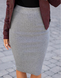 Grace & Lace - Ribbed Sweater Skirt