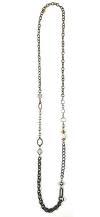 Legend Or Lies - Women's Beads Long Asymmetric Chain