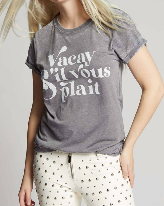 Recycled Karma - Vacay S'il vous plait Burn Out Tee