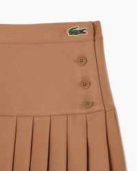 Lacoste - Pleated Button Waist Skirt