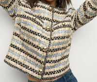 Veronica Beard - Sumira Metallic Tweed Jacket