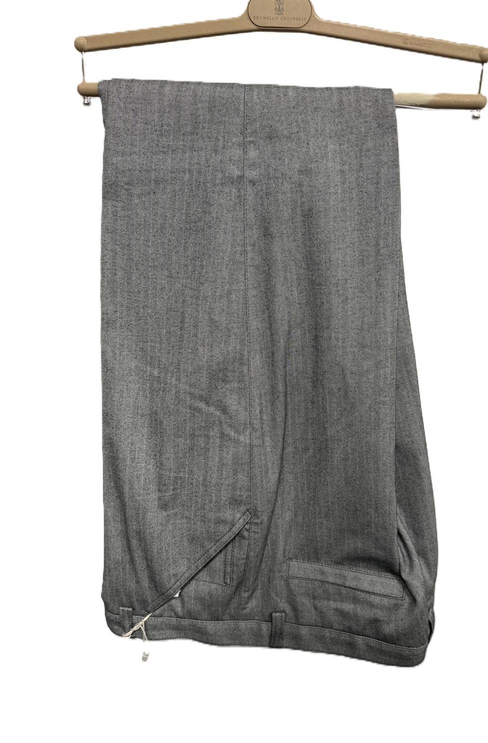 Brunello Cucinelli - MENS 5 POCKET HERRINGBONE COTTON PANT
